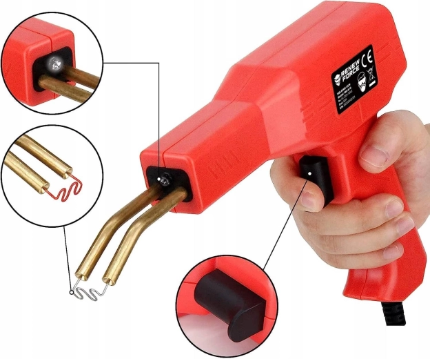 Reparación precisa de piezas de plástico