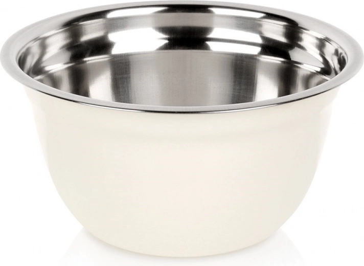 Cuenco de cocina de acero inoxidable blanco 14,5 cm, 700 ml