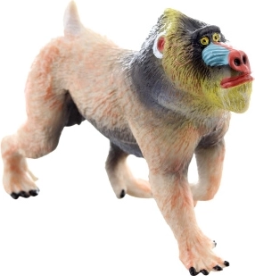 Figura de plástico de mandril 10 cm