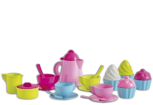 Set de café Androni con pastelitos y caja de almacenamiento, 24 piezas