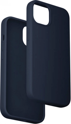 Funda de silicona Vention para iPhone 15 Plus con MagSafe, azul