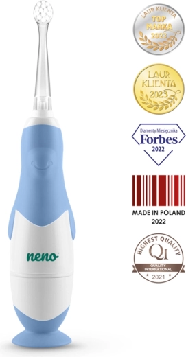 Cepillo de dientes eléctrico infantil Neno Denti Blue 0–3 años