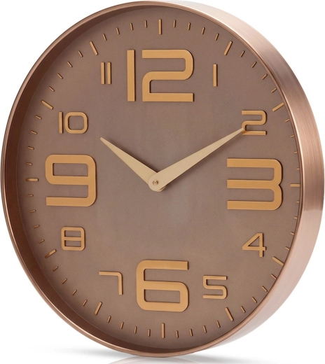 Reloj de pared Segnale dorado 50 cm