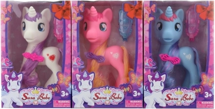 Set de unicornio con peine