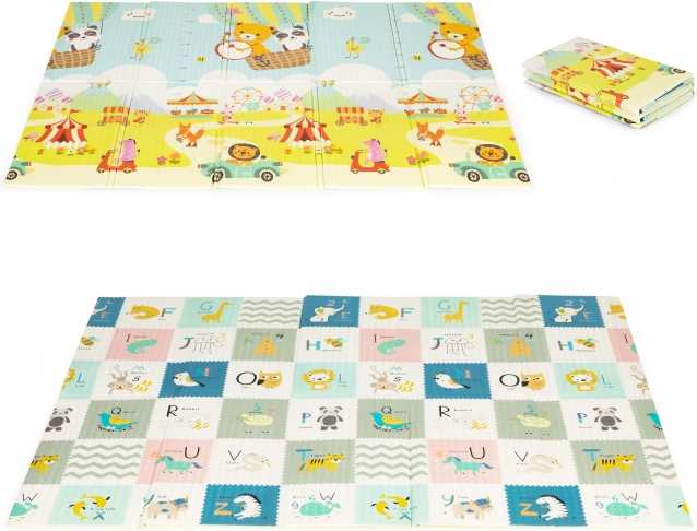 Alfombrilla educativa de espuma plegable de doble cara con bolsa ECOTOYS