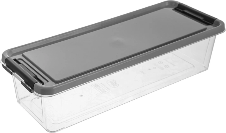Caja transparente para una revisión rápida del contenido