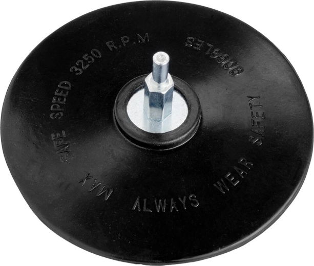 Plato soporte para papel de lija de 125 mm con velcro