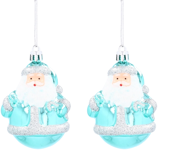 Set de adornos navideños de San Nicolás – 2 uds