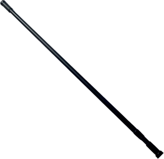 Barra telescópica de presión 70–120 cm negra metálica