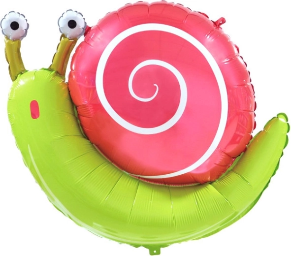 Globo de foil con forma de caracol