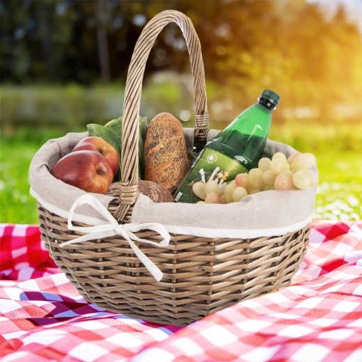 Lista para el picnic y las compras