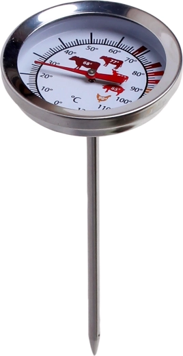 Termómetro para carne Kitchisimo de acero inoxidable