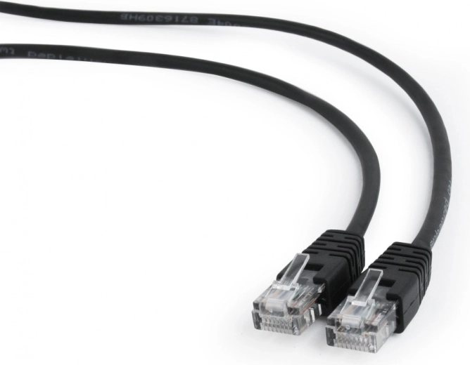 Cable patch cat. 5e, 5 m, negro