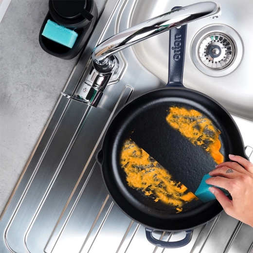 Superficie esmaltada para cocinar y limpiar con facilidad