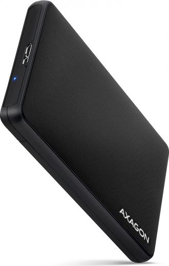 Caja externa de plástico sin tornillos 2.5 SATA 6G negra