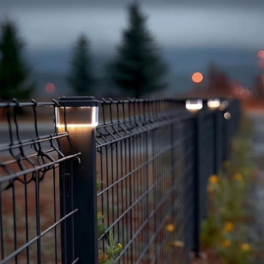Iluminación de postes y vallas