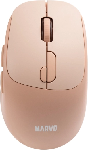 Ratón inalámbrico de oficina Marvo M809W beige