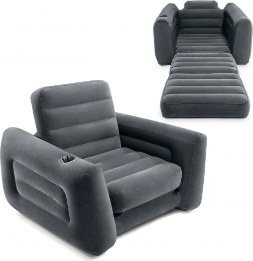 Sillón y cama hinchable 2 en 1 221x107x66 cm Intex