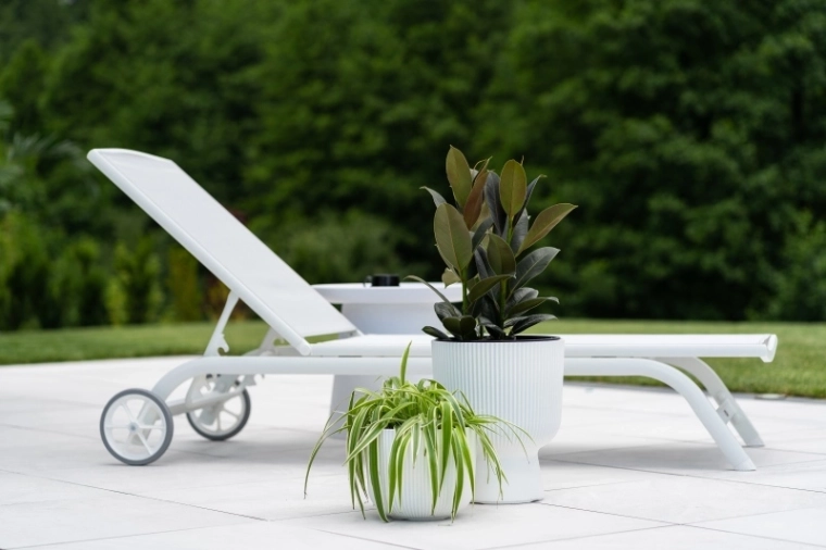 Diseño acanalado moderno para interiores y exteriores