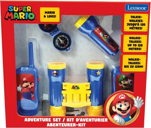 Set de aventura con walkie-talkies Super Mario