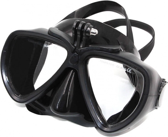 Máscara de buceo TELESIN con soporte desmontable para cámara de acción