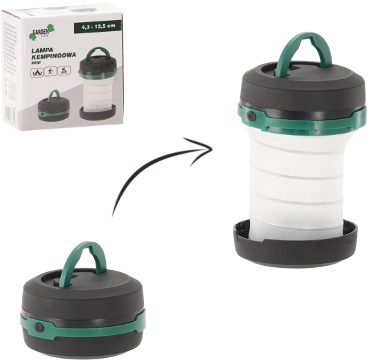 Mini lámpara de camping 4,3–12,5 cm