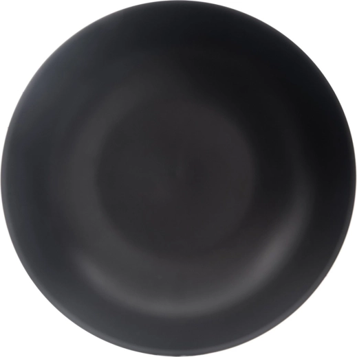 Plato hondo de cerámica negro 20,5 cm, 800 ml