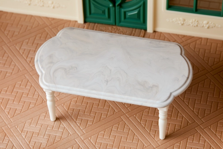 Diseño de mármol de la mesa y la encimera de cocina