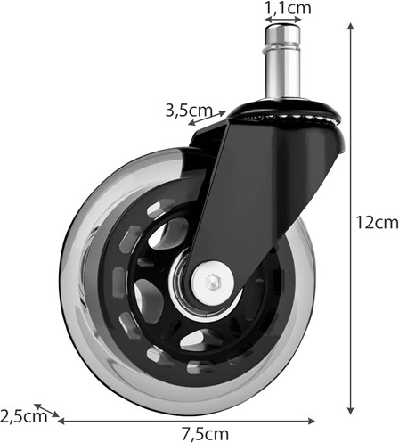 Tamaño universal del perno de 11 mm y montaje rápido