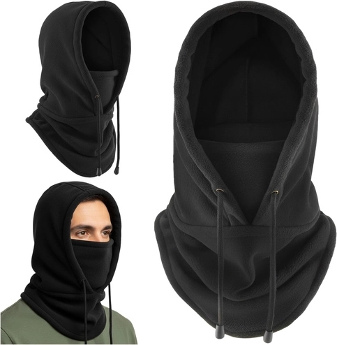 Gorro de invierno y braga de cuello Trizand negro