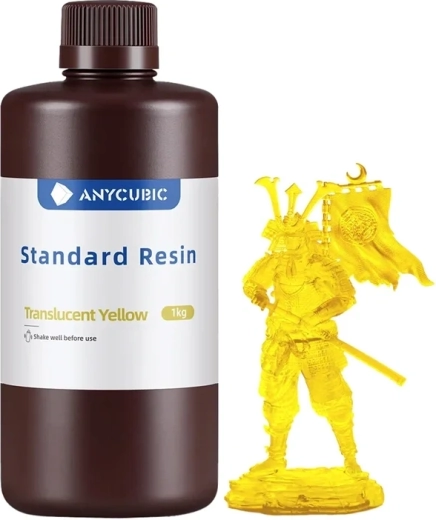 Anycubic Standard Resin transparente amarilla