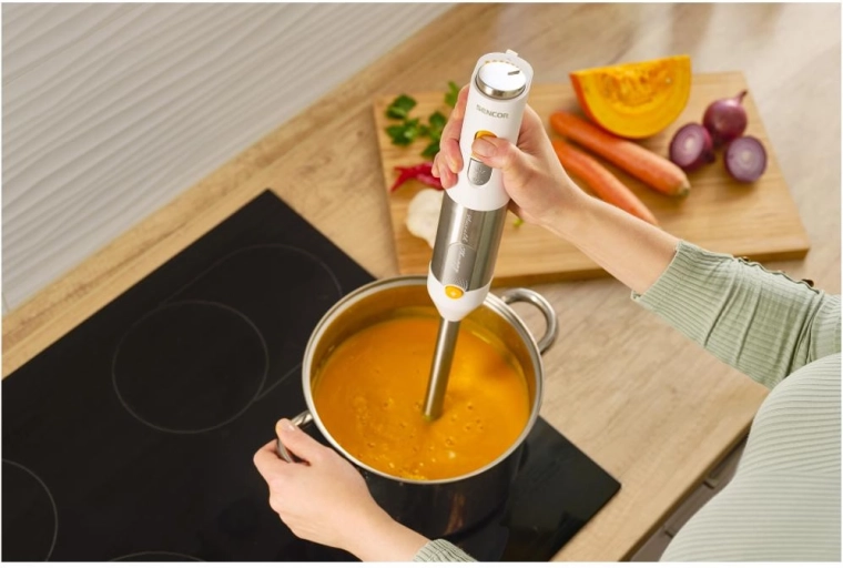 Pie de batidora de acero inoxidable para alimentos calientes