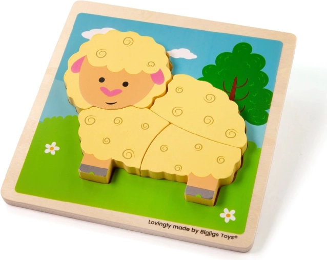 Puzzle encajable Oveja de Bigjigs Toys