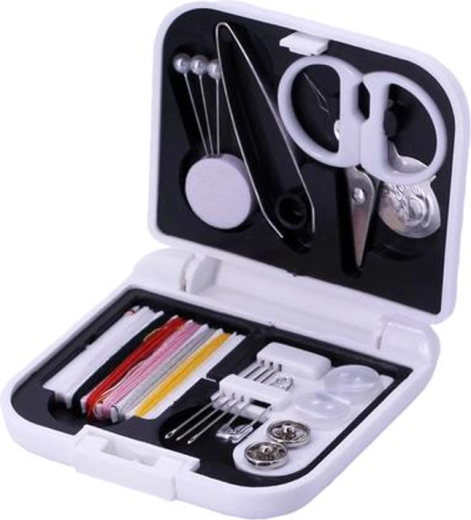 Kit de costura de viaje en estuche TORO – mix de colores