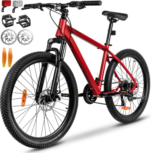 Bicicleta de montaña MTB Spin roja