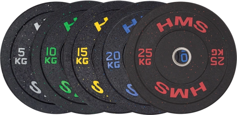 Disco bumper olímpico HMS 15 kg