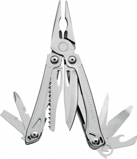 Herramienta multifunción Leatherman Sidekick con 14 funciones de acero inoxidable