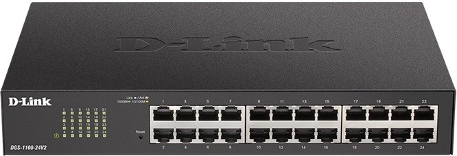 D-LINK DGS-1100-24V2 switch gigabit inteligente de 24× GE