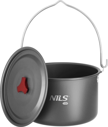 Olla de camping con tapa 4 l NILS CAMP