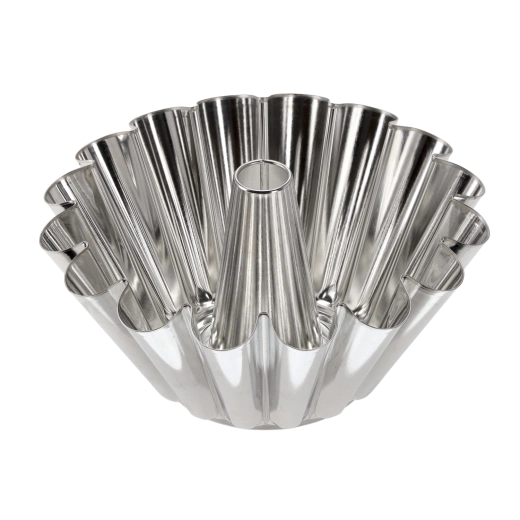 Molde para bizcocho con tubo 23 cm de chapa estañada