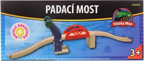 Puente levadizo Trenes Max para vía de tren de madera