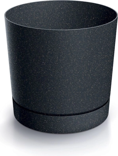 Maceta TUBO P Eco Wood 12,8 cm antracita