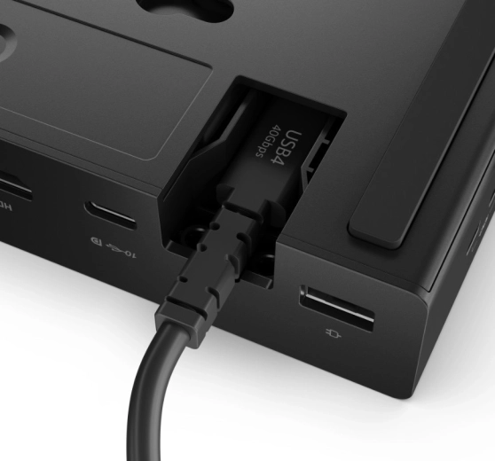 Conexión rápida mediante USB4 40 Gb/s