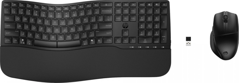 Teclado y ratón inalámbricos HP 680 Comfort Dual‑Mode