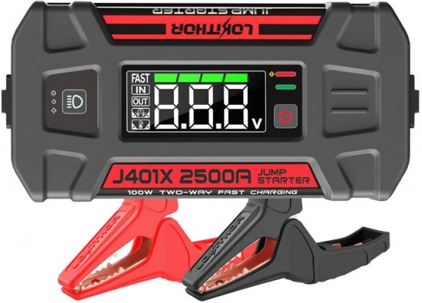 Powerbank y fuente de arranque LOKITHOR J401X 12 V, 2500 A, 74 Wh