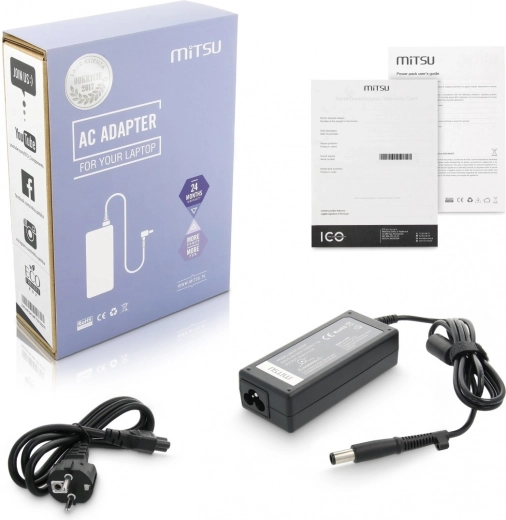 Cargador / adaptador de alimentación 18,5 V 3,5 A (pin 7,4 × 5,0 mm) para HP y Compaq 65 W