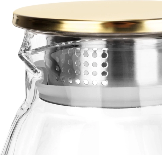 Tapa de acero inoxidable con filtro