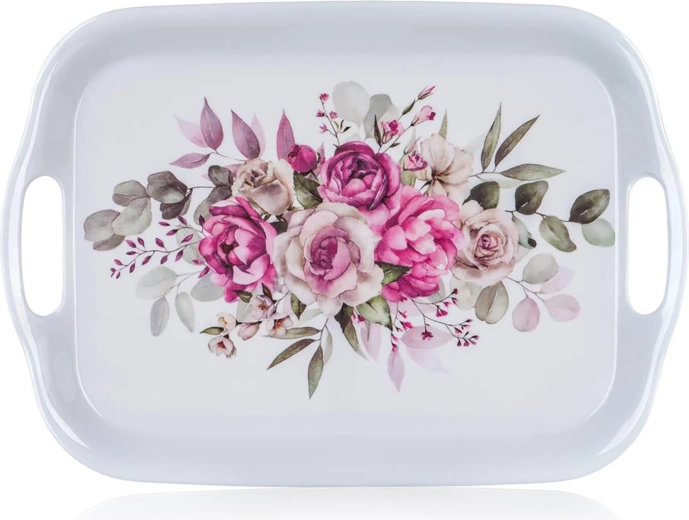Bandeja ROSE 36 × 25,5 cm con asas de melamina