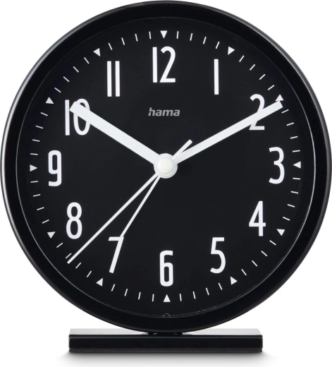 Despertador analógico Hama Skye 11,3 cm negro