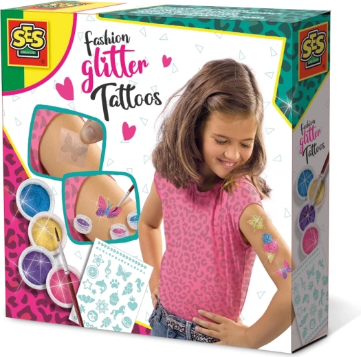 Tatuajes modernos con purpurina